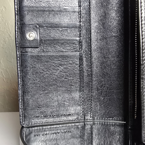 Balenciaga Black Moto Wallet - Picture 9 of 14